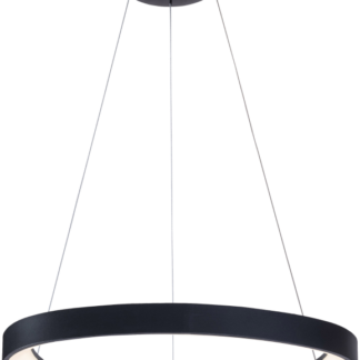 GLTRHB60W - LED függesztett lámpa, háromszög forma, fekete, távirányítós
