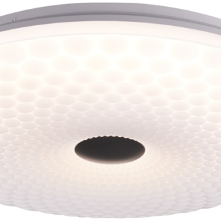MFTR45W - LED mennyezeti lámpa, kerek, pettyes, fehér, távirányítós